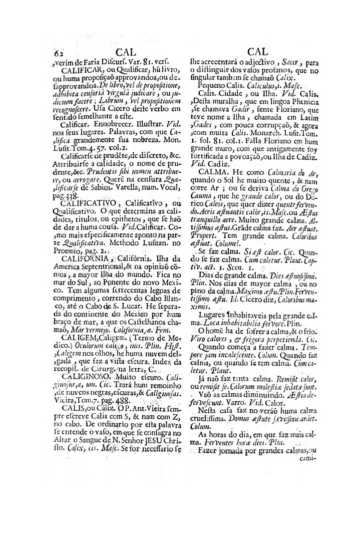 Página 1101_VOCABULARIO PORTUGUEZ & LATINO, aulico, anatomico, architectonico...