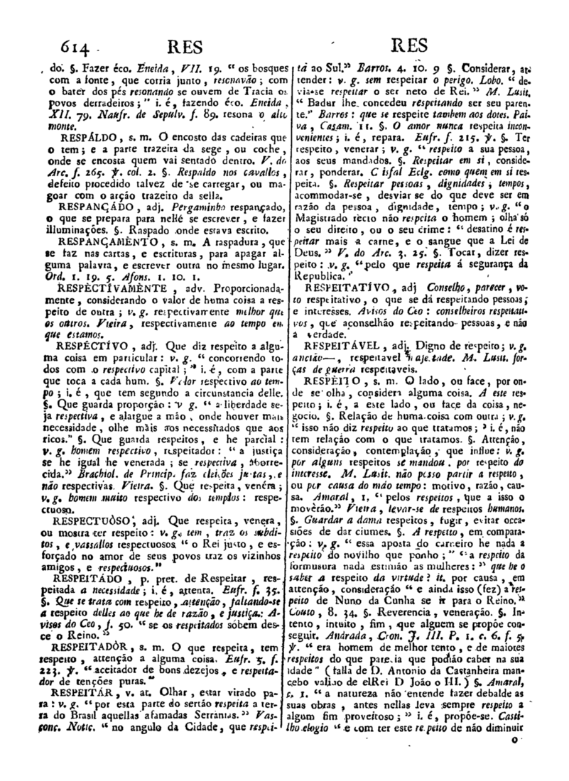 Página 1424_Diccionario da lingua portugueza - recompilado dos vocabularios impressos ate agora, e nesta segunda edição novamente emendado e muito acrescentado, por ANTONIO DE MORAES SILVA