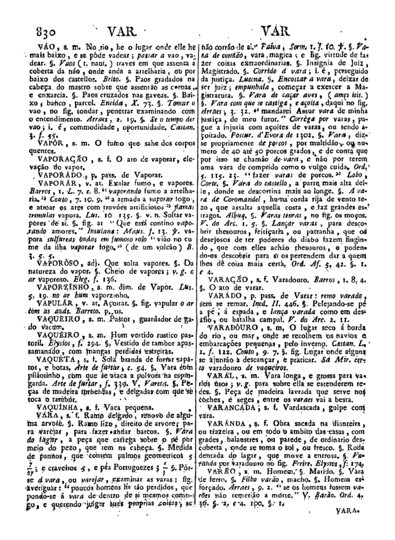 Página 1640_Diccionario da lingua portugueza - recompilado dos vocabularios impressos ate agora, e nesta segunda edição novamente emendado e muito acrescentado, por ANTONIO DE MORAES SILVA