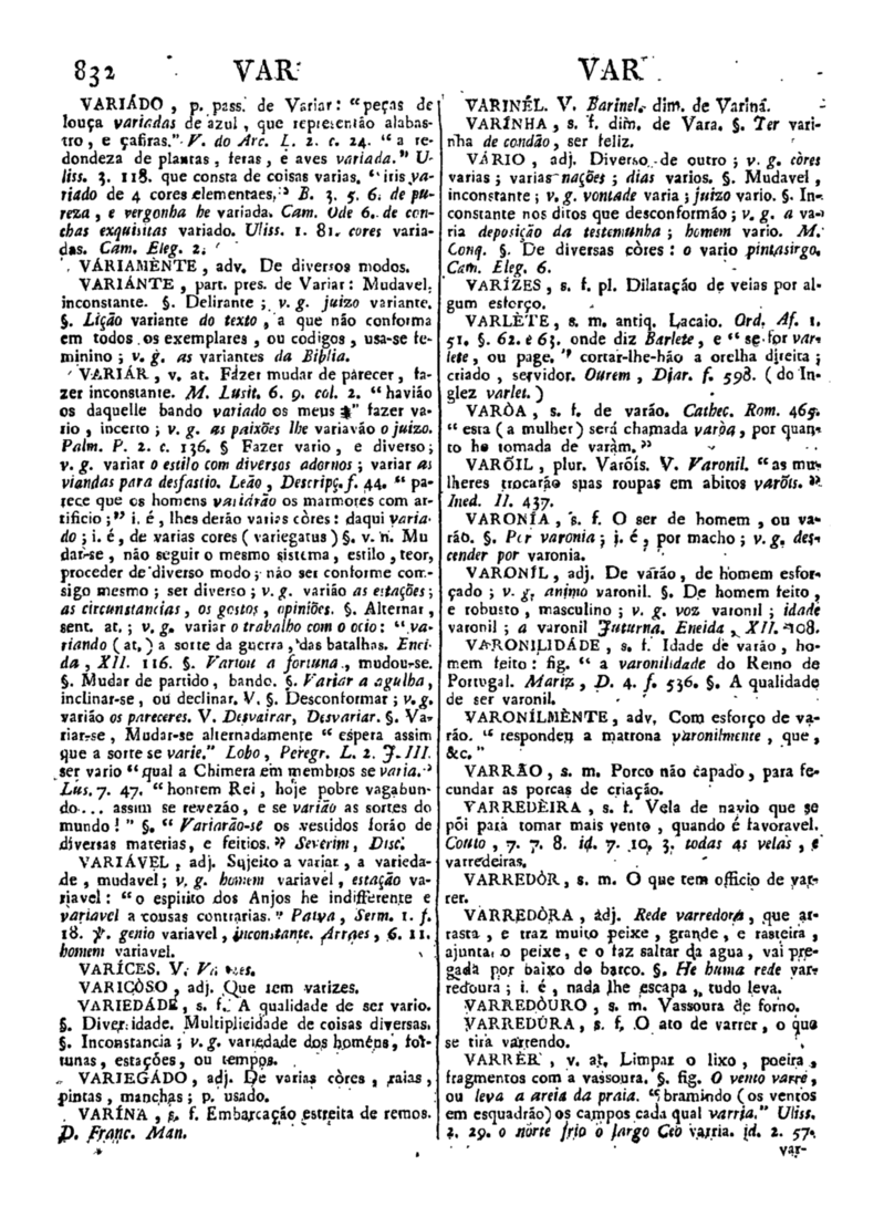 Página 1642_Diccionario da lingua portugueza - recompilado dos vocabularios impressos ate agora, e nesta segunda edição novamente emendado e muito acrescentado, por ANTONIO DE MORAES SILVA