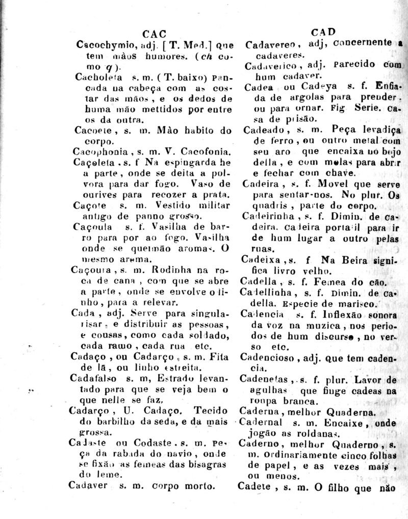 Página 174_Diccionario da Lingua Brasileira