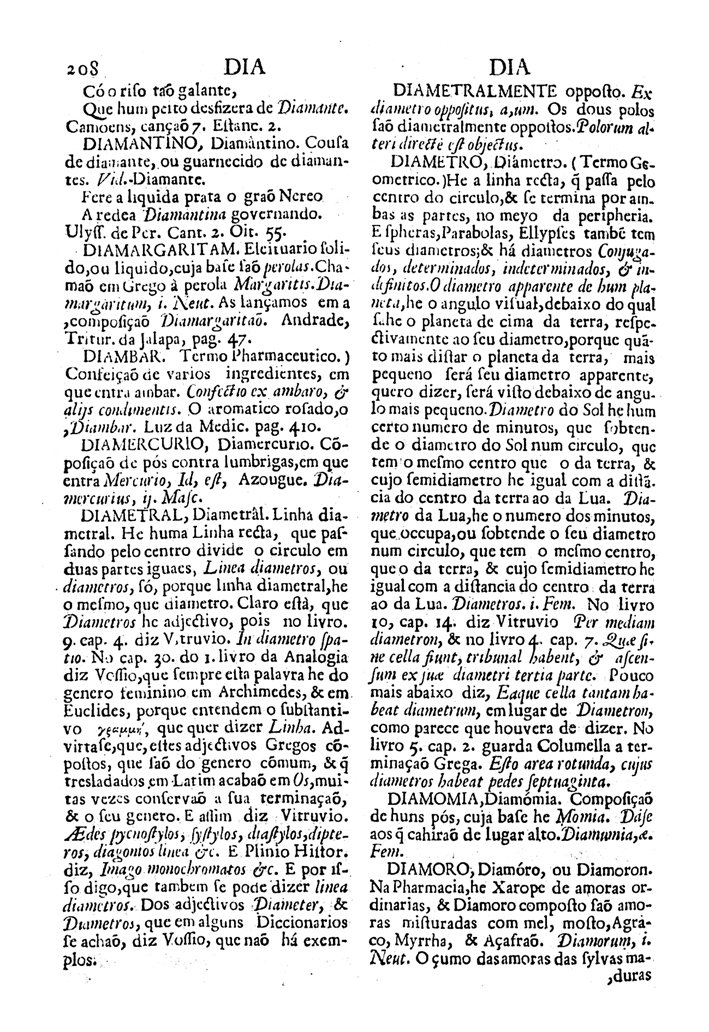 Página 2014_VOCABULARIO PORTUGUEZ & LATINO, aulico, anatomico, architectonico...