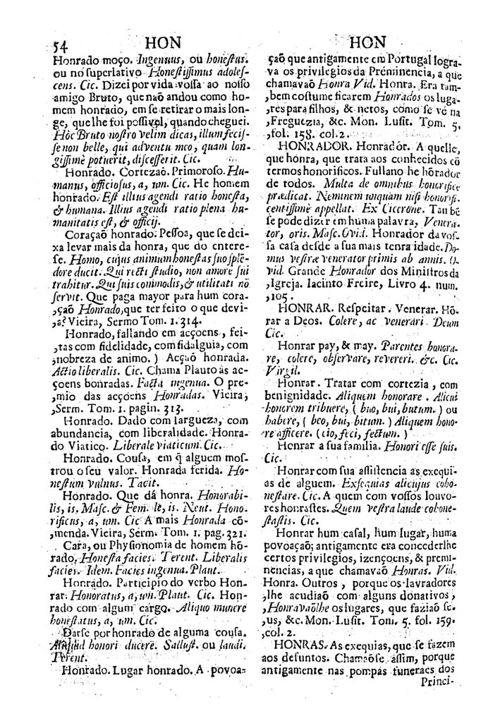 Página 3182_VOCABULARIO PORTUGUEZ & LATINO, aulico, anatomico, architectonico...