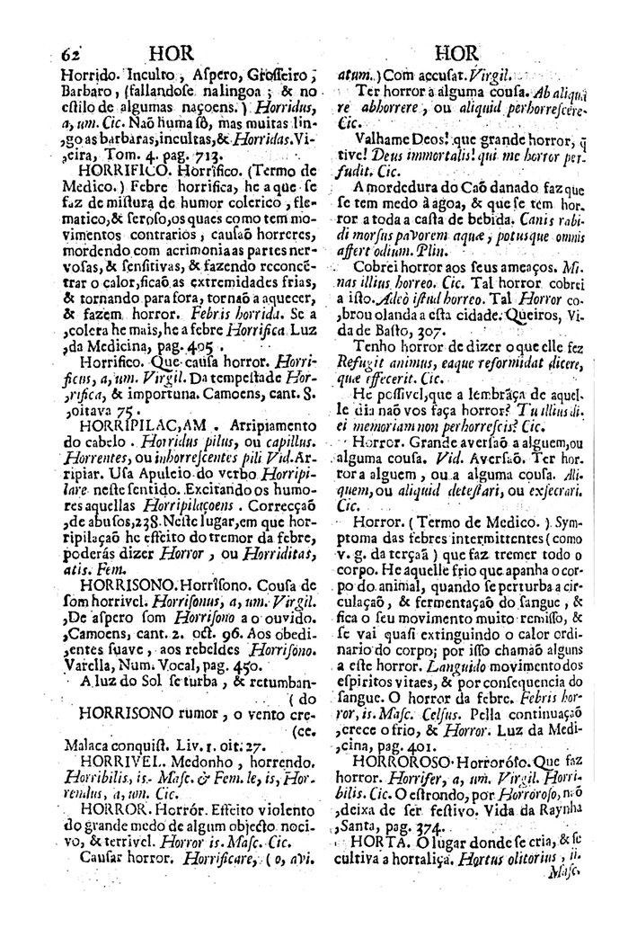 Página 3190_VOCABULARIO PORTUGUEZ & LATINO, aulico, anatomico, architectonico...