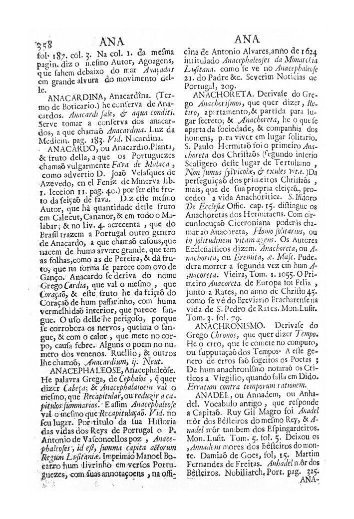 Página 348_VOCABULARIO PORTUGUEZ & LATINO, aulico, anatomico, architectonico...