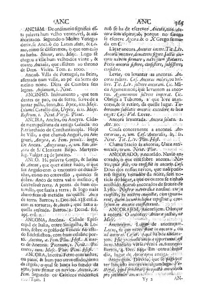 Página 355_VOCABULARIO PORTUGUEZ & LATINO, aulico, anatomico, architectonico...