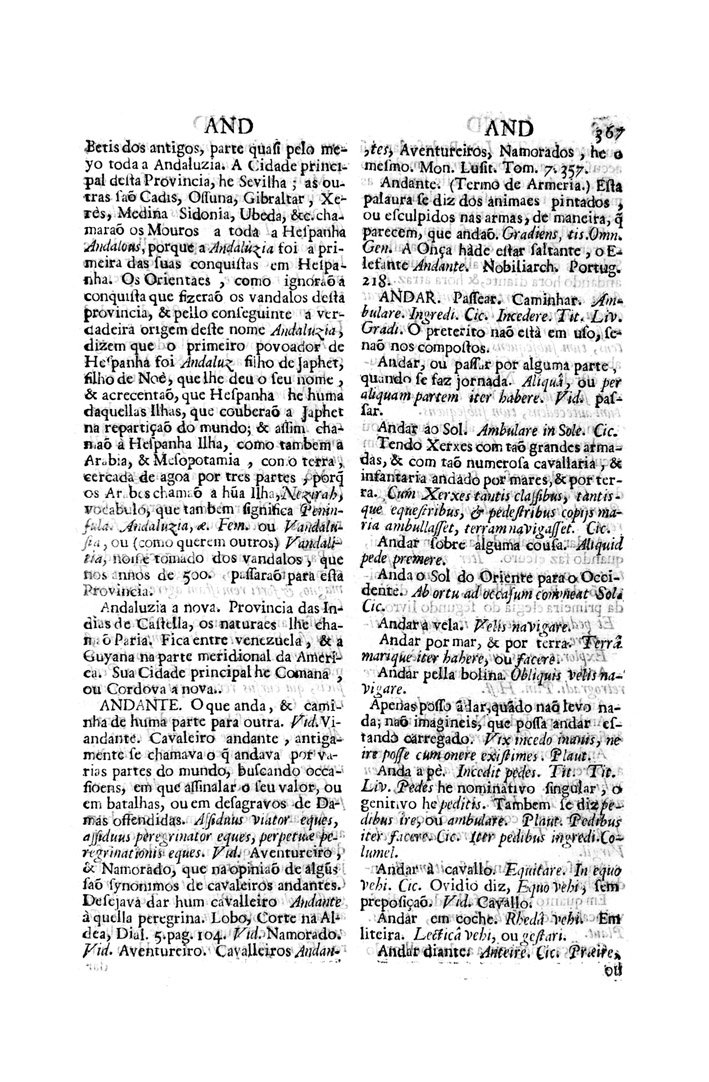 Página 357_VOCABULARIO PORTUGUEZ & LATINO, aulico, anatomico, architectonico...