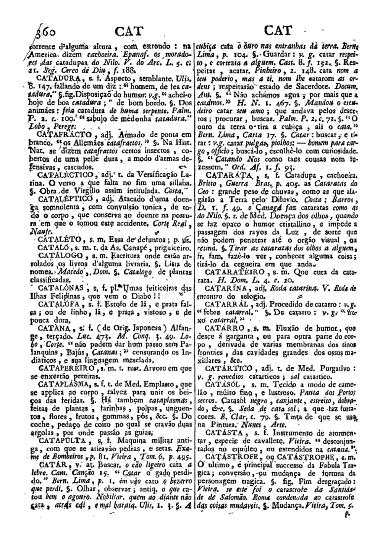 Página 360_Diccionario da lingua portugueza - recompilado dos vocabularios impressos ate agora, e nesta segunda edição novamente emendado e muito acrescentado, por ANTONIO DE MORAES SILVA