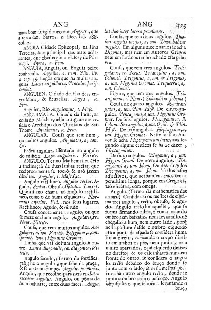 Página 365_VOCABULARIO PORTUGUEZ & LATINO, aulico, anatomico, architectonico...