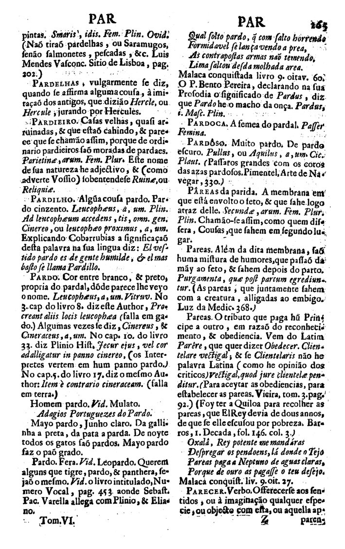 Página 4716_VOCABULARIO PORTUGUEZ & LATINO, aulico, anatomico, architectonico...