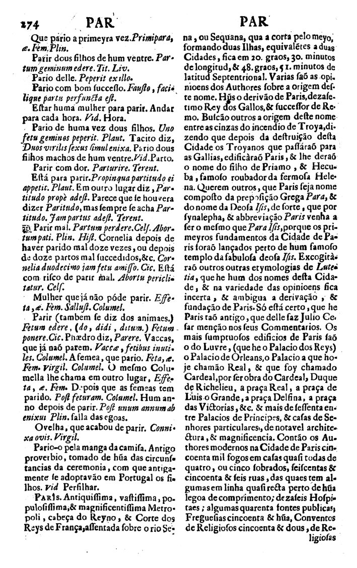 Página 4725_VOCABULARIO PORTUGUEZ & LATINO, aulico, anatomico, architectonico...