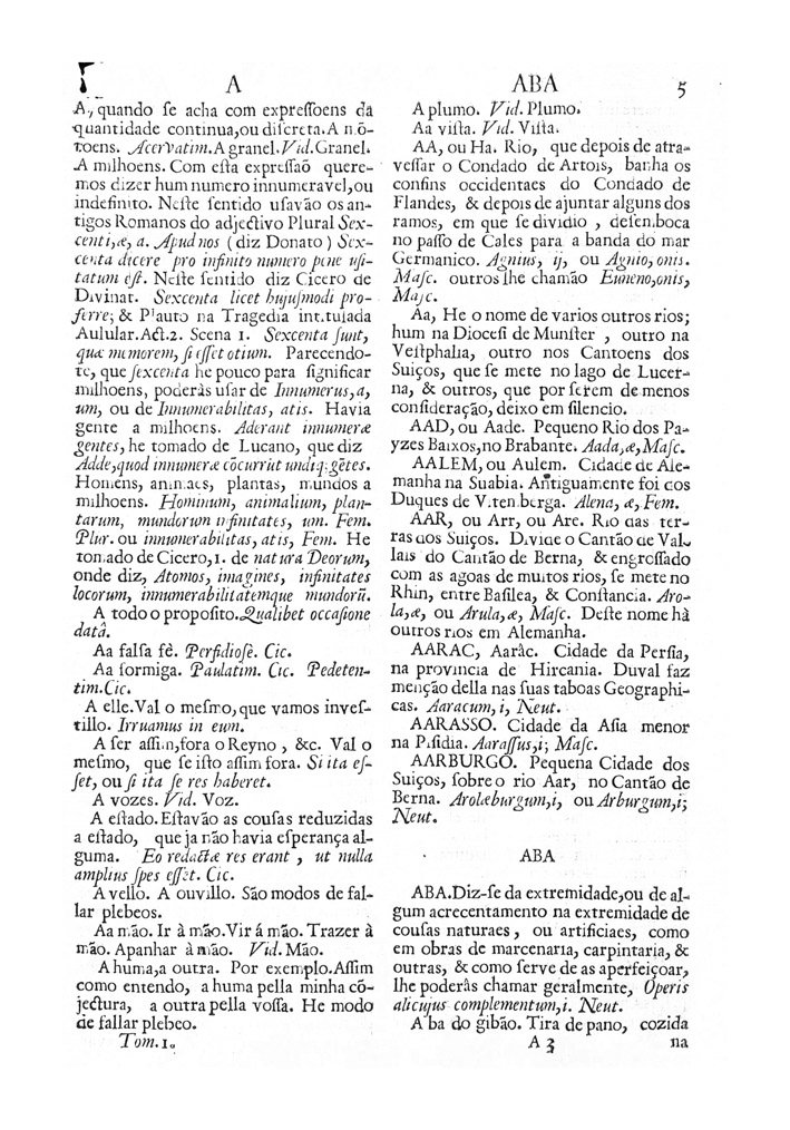 Página 5_VOCABULARIO PORTUGUEZ & LATINO, aulico, anatomico, architectonico...