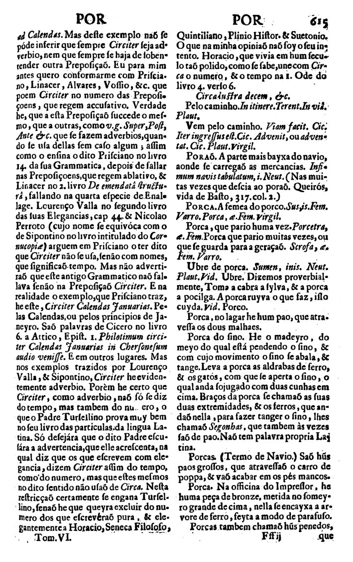 Página 5066_VOCABULARIO PORTUGUEZ & LATINO, aulico, anatomico, architectonico...