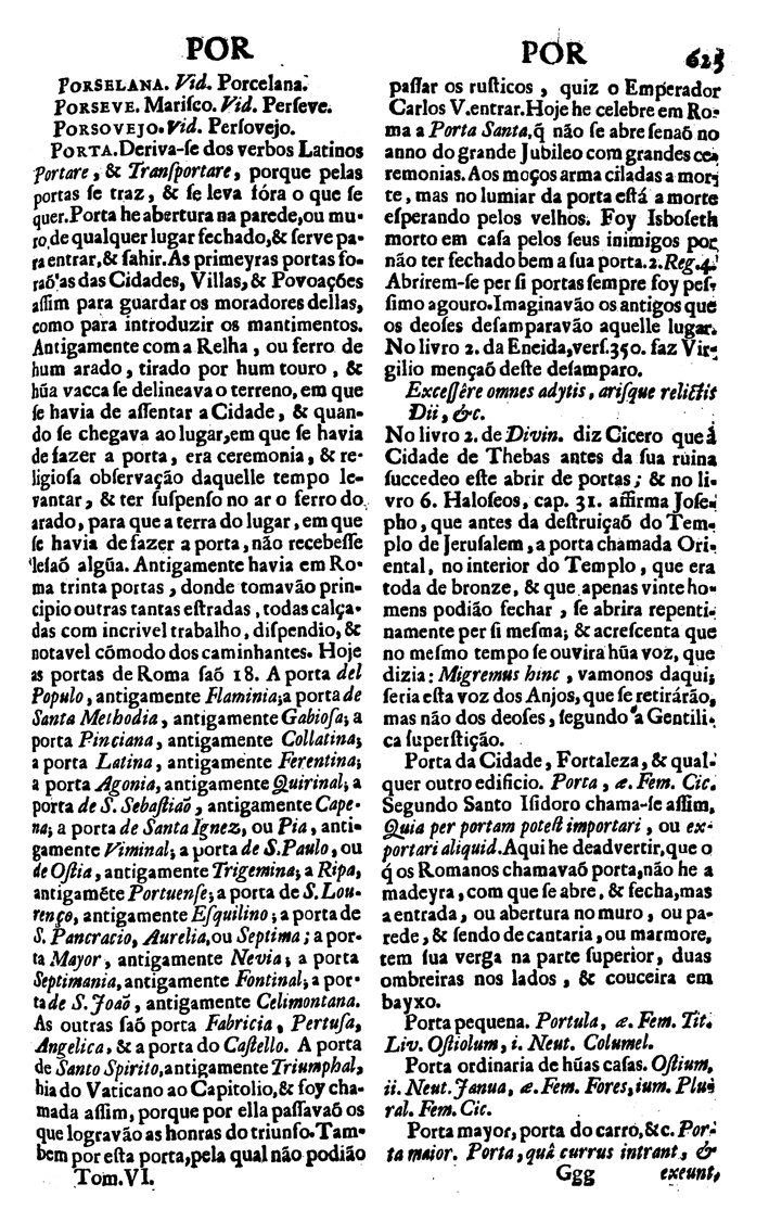 Página 5076_VOCABULARIO PORTUGUEZ & LATINO, aulico, anatomico, architectonico...