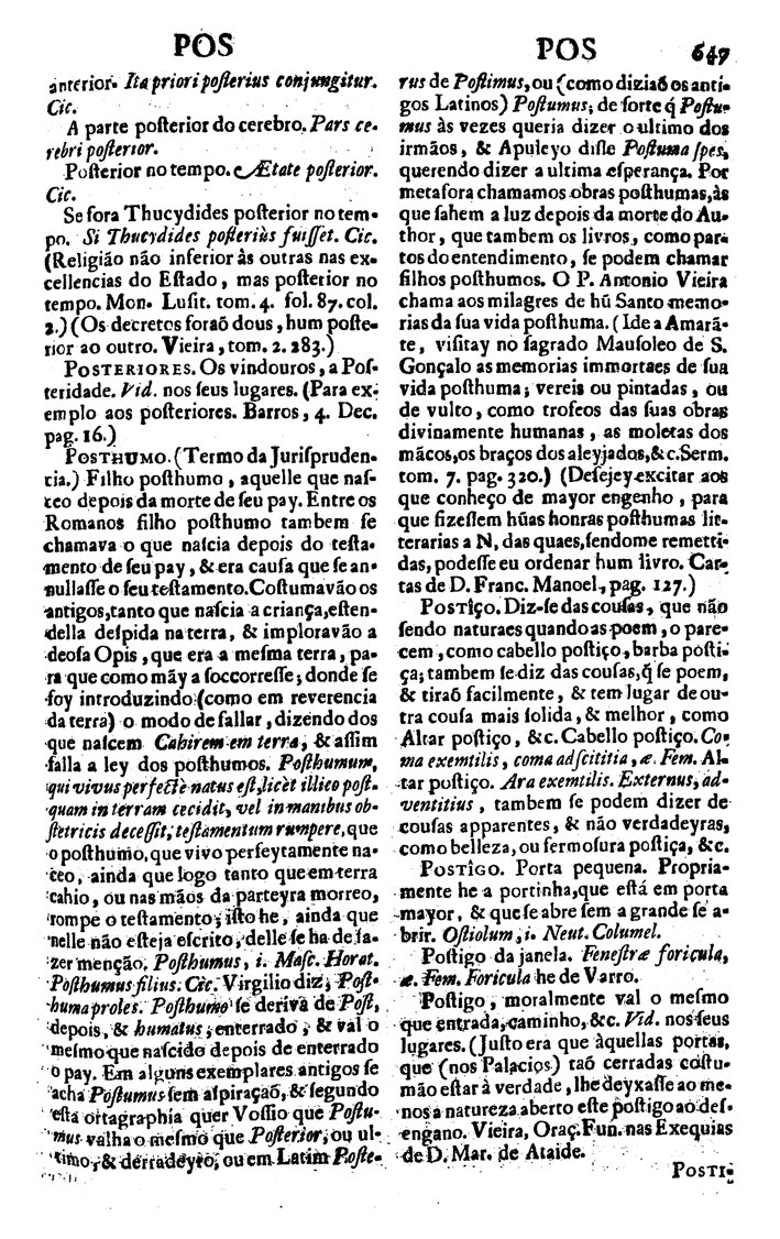 Página 5098_VOCABULARIO PORTUGUEZ & LATINO, aulico, anatomico, architectonico...
