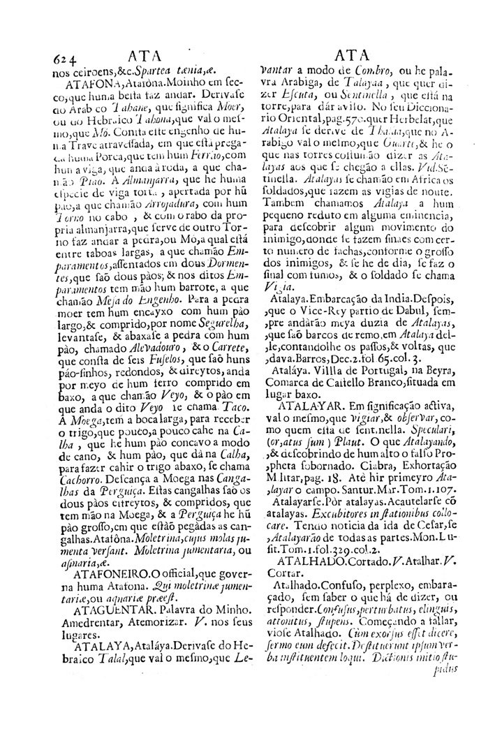 Página 582_VOCABULARIO PORTUGUEZ & LATINO, aulico, anatomico, architectonico...