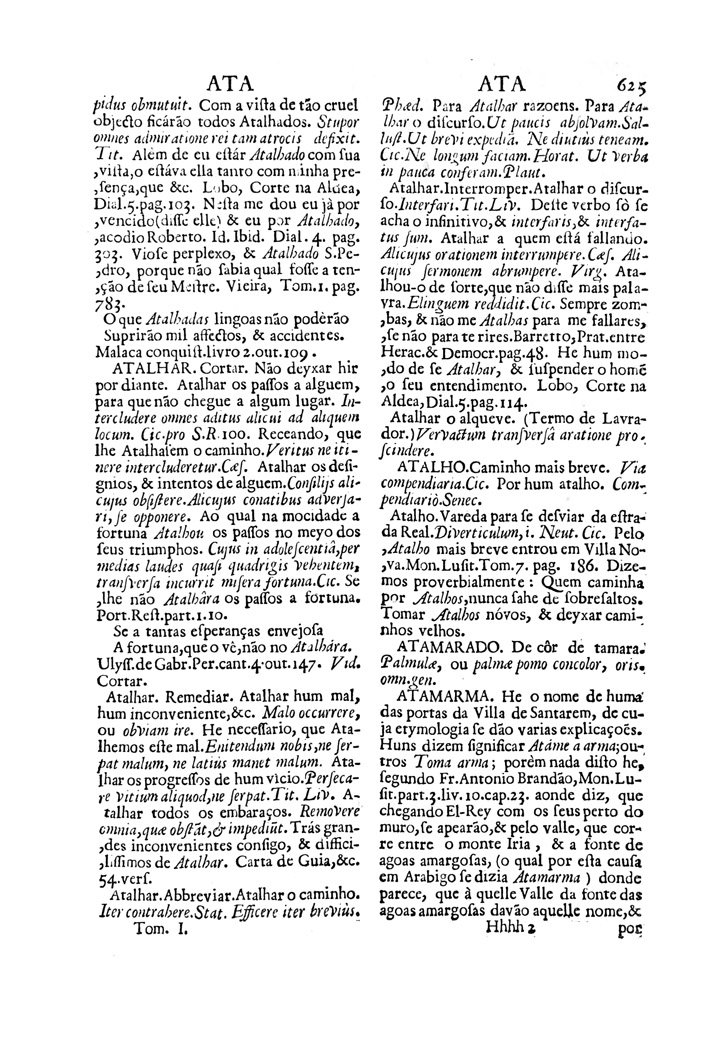Página 583_VOCABULARIO PORTUGUEZ & LATINO, aulico, anatomico, architectonico...