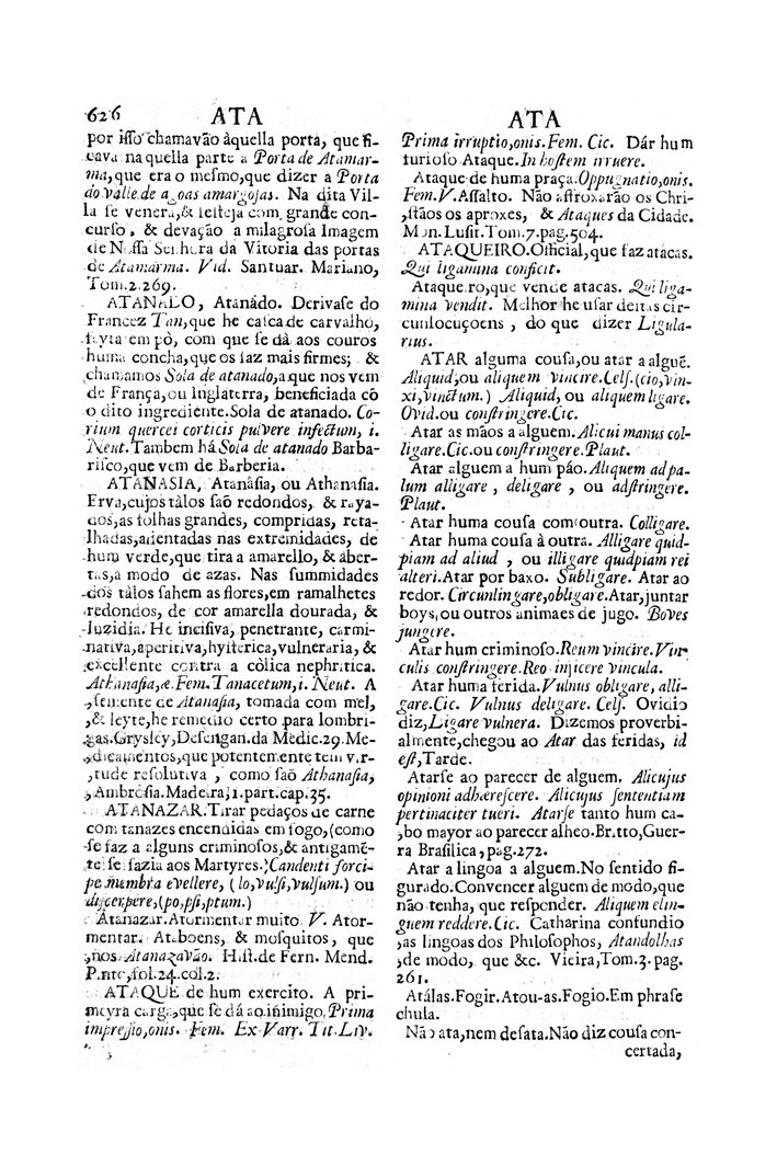 Página 584_VOCABULARIO PORTUGUEZ & LATINO, aulico, anatomico, architectonico...