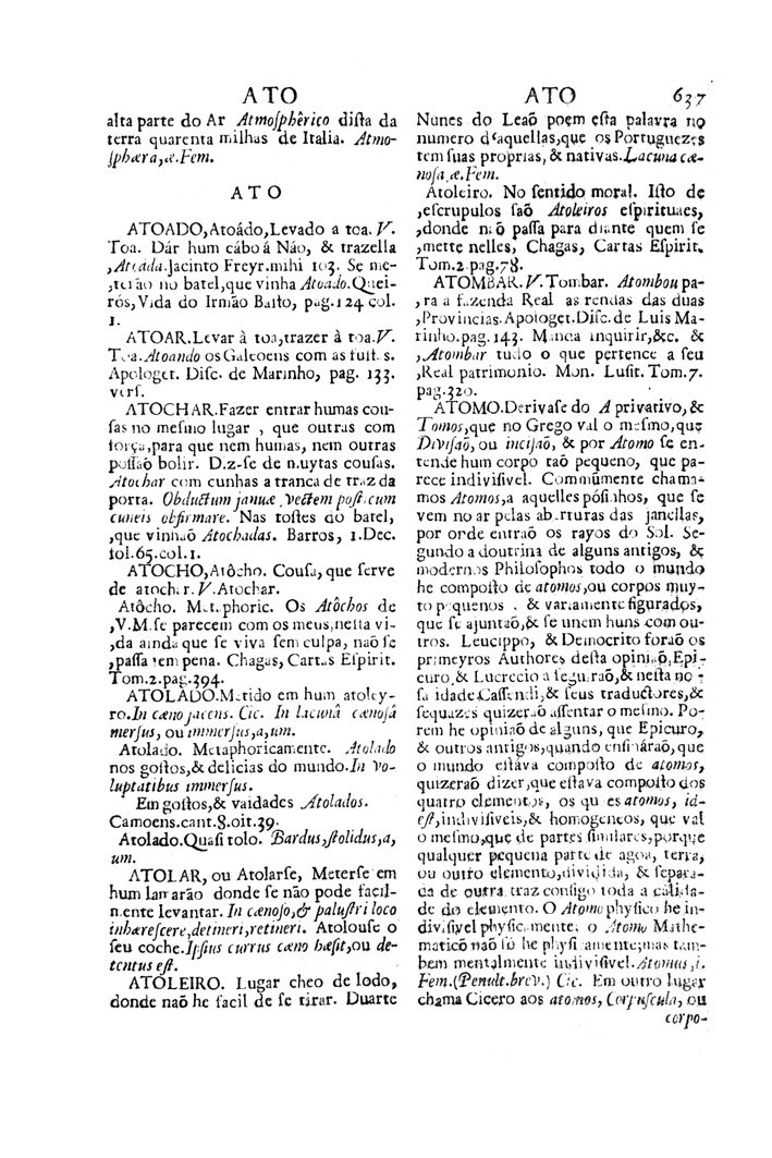 Página 595_VOCABULARIO PORTUGUEZ & LATINO, aulico, anatomico, architectonico...