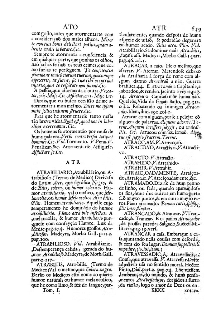 Página 597_VOCABULARIO PORTUGUEZ & LATINO, aulico, anatomico, architectonico...