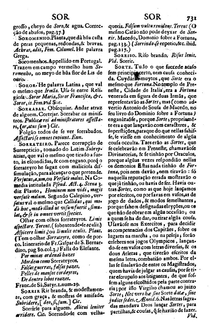 Página 6108_VOCABULARIO PORTUGUEZ & LATINO, aulico, anatomico, architectonico...