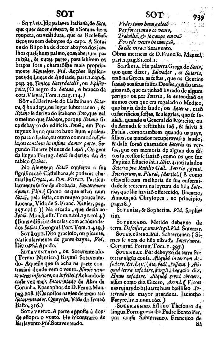 Página 6116_VOCABULARIO PORTUGUEZ & LATINO, aulico, anatomico, architectonico...