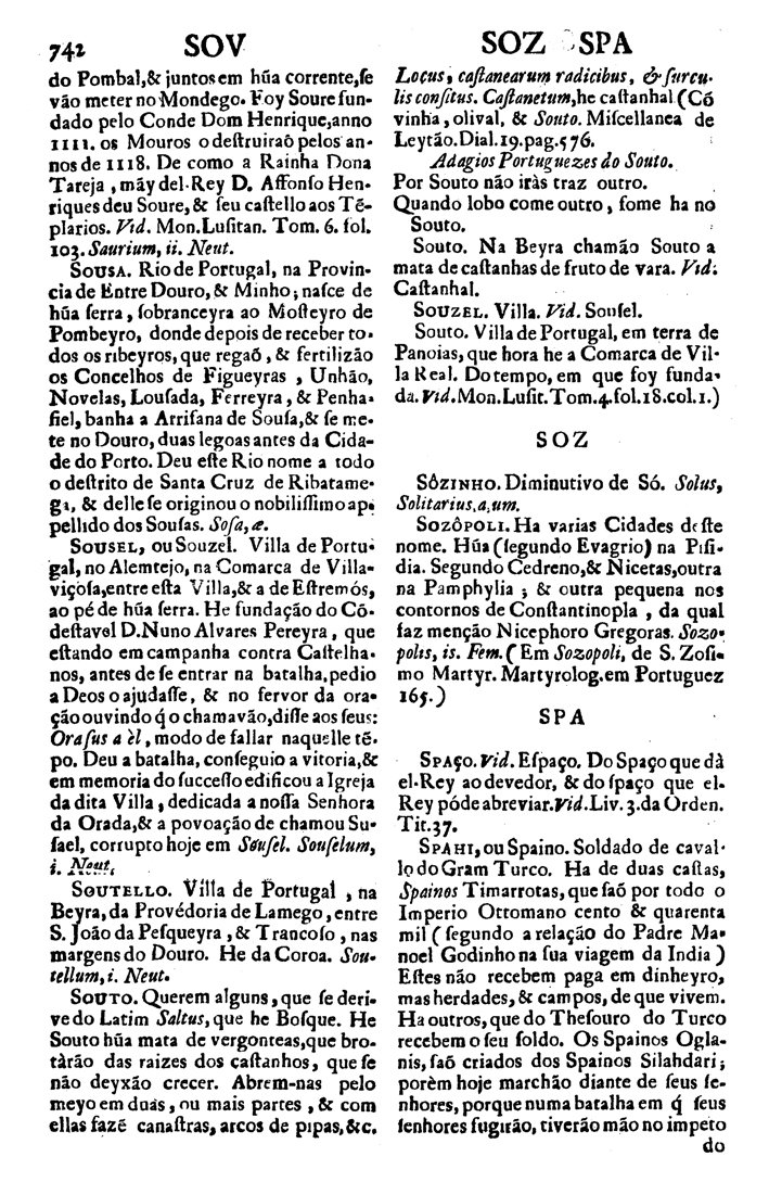 Página 6119_VOCABULARIO PORTUGUEZ & LATINO, aulico, anatomico, architectonico...