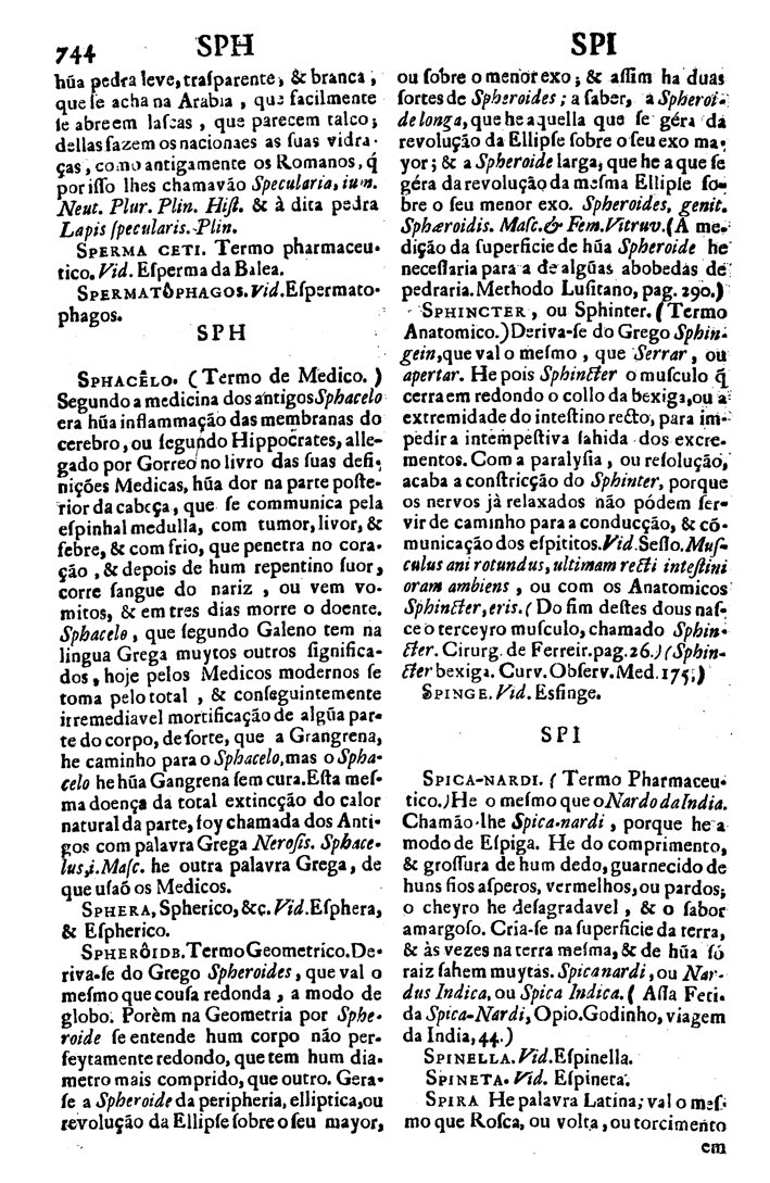 Página 6121_VOCABULARIO PORTUGUEZ & LATINO, aulico, anatomico, architectonico...