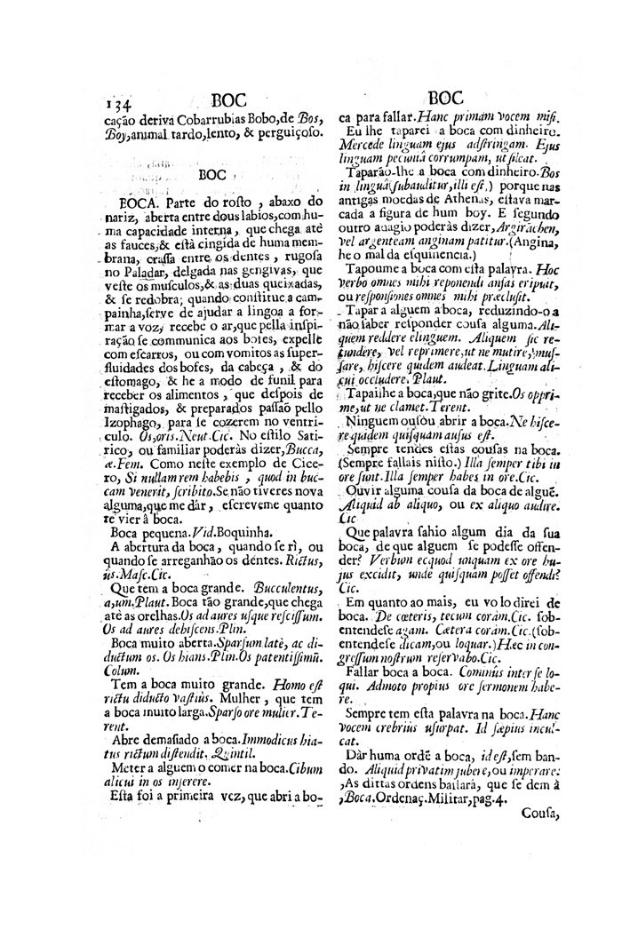 Página 890_VOCABULARIO PORTUGUEZ & LATINO, aulico, anatomico, architectonico...