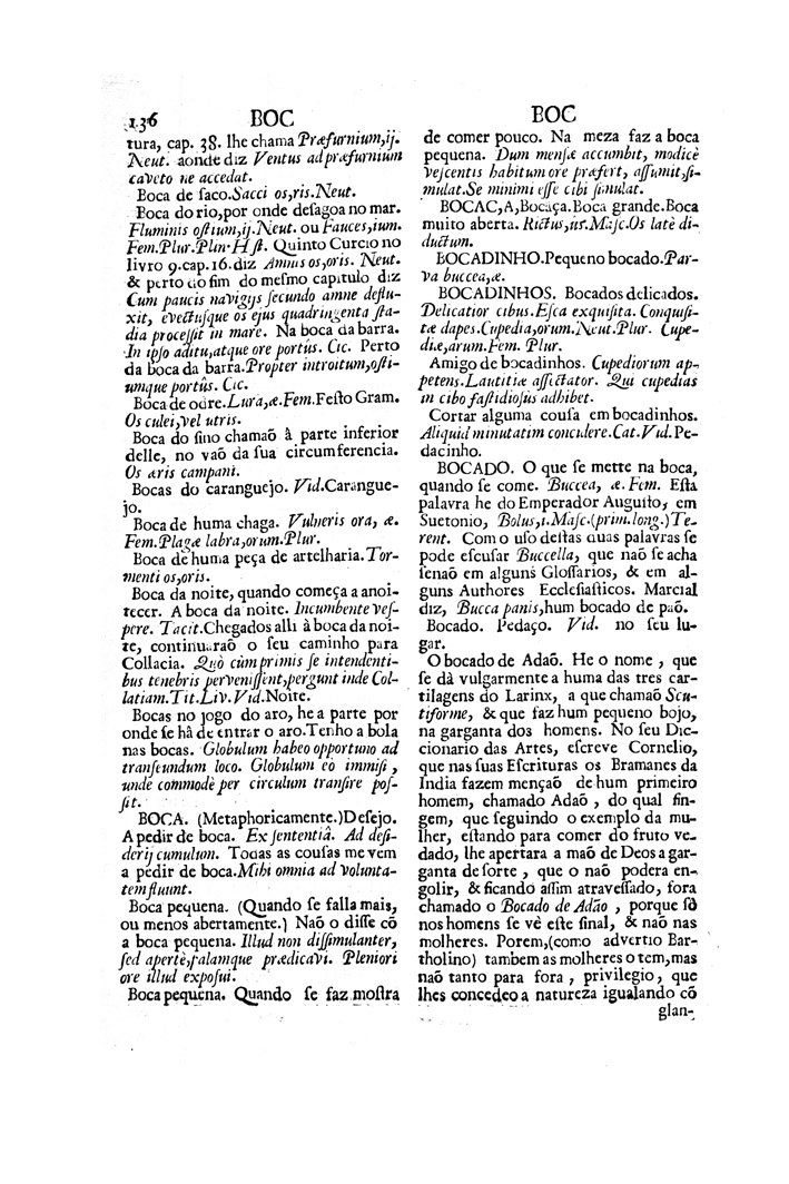 Página 892_VOCABULARIO PORTUGUEZ & LATINO, aulico, anatomico, architectonico...