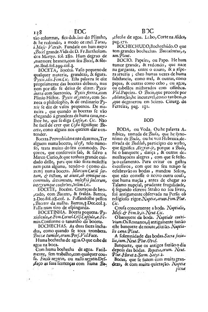 Página 894_VOCABULARIO PORTUGUEZ & LATINO, aulico, anatomico, architectonico...