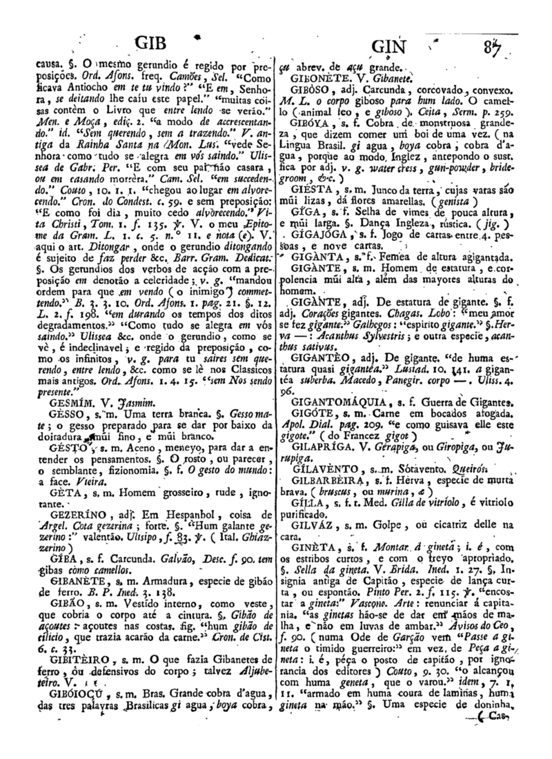 Página 897_Diccionario da lingua portugueza - recompilado dos vocabularios impressos ate agora, e nesta segunda edição novamente emendado e muito acrescentado, por ANTONIO DE MORAES SILVA