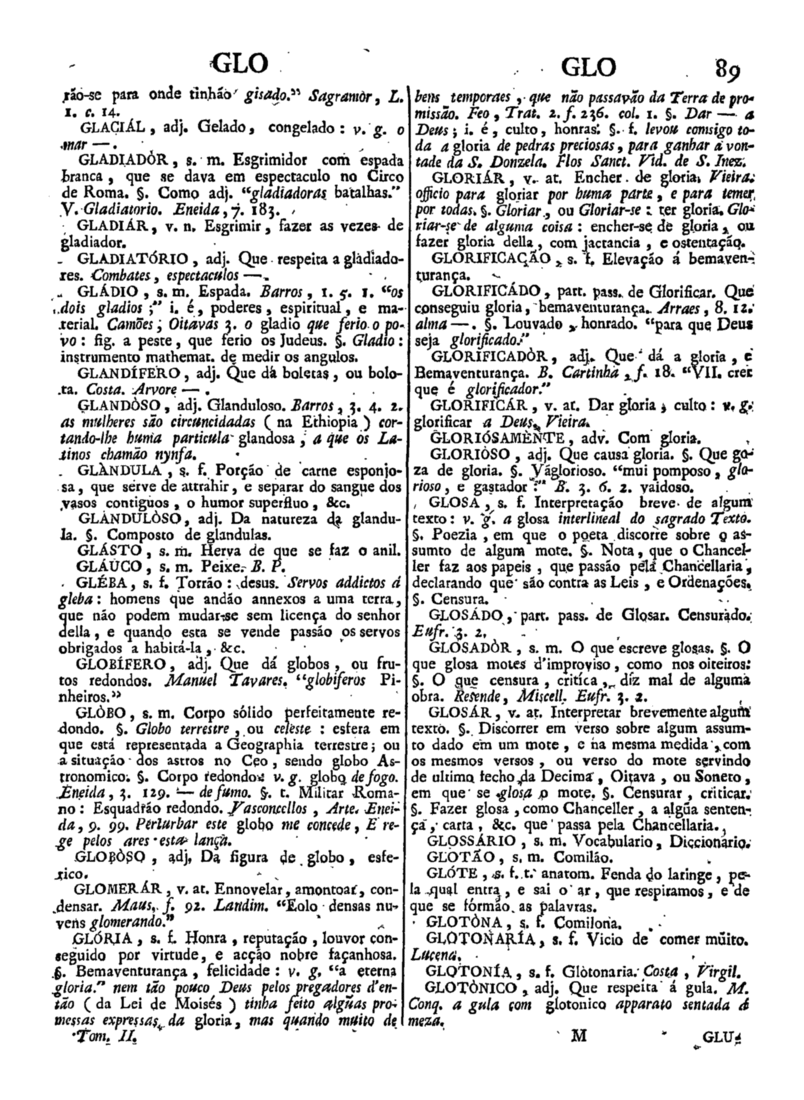 Página 899_Diccionario da lingua portugueza - recompilado dos vocabularios impressos ate agora, e nesta segunda edição novamente emendado e muito acrescentado, por ANTONIO DE MORAES SILVA