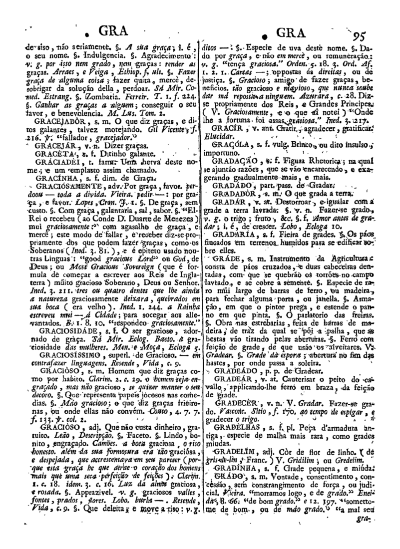 Página 905_Diccionario da lingua portugueza - recompilado dos vocabularios impressos ate agora, e nesta segunda edição novamente emendado e muito acrescentado, por ANTONIO DE MORAES SILVA