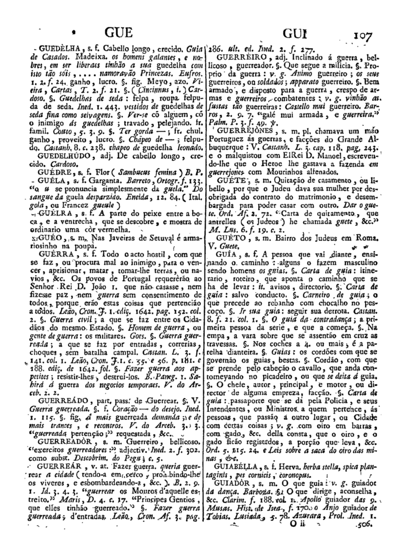 Página 917_Diccionario da lingua portugueza - recompilado dos vocabularios impressos ate agora, e nesta segunda edição novamente emendado e muito acrescentado, por ANTONIO DE MORAES SILVA