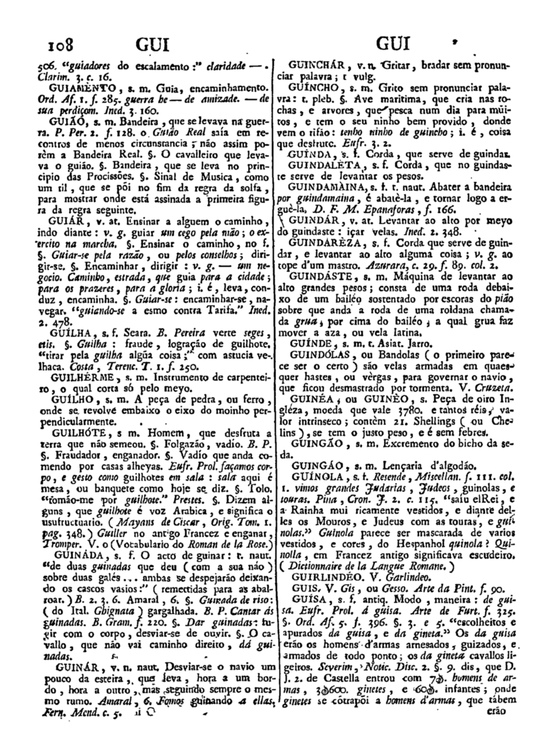 Página 918_Diccionario da lingua portugueza - recompilado dos vocabularios impressos ate agora, e nesta segunda edição novamente emendado e muito acrescentado, por ANTONIO DE MORAES SILVA
