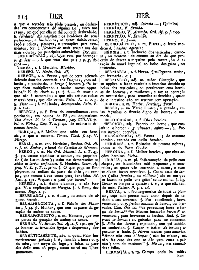 Página 924_Diccionario da lingua portugueza - recompilado dos vocabularios impressos ate agora, e nesta segunda edição novamente emendado e muito acrescentado, por ANTONIO DE MORAES SILVA