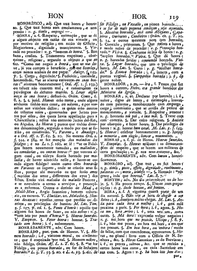 Página 929_Diccionario da lingua portugueza - recompilado dos vocabularios impressos ate agora, e nesta segunda edição novamente emendado e muito acrescentado, por ANTONIO DE MORAES SILVA