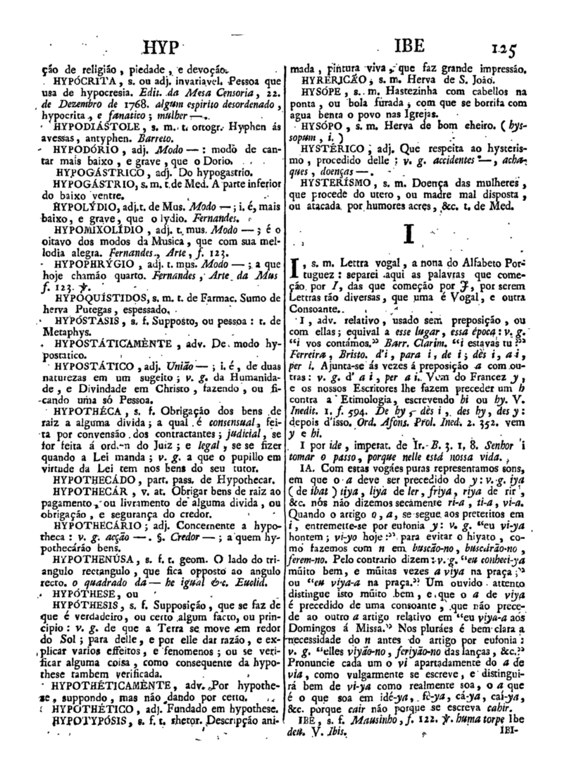 Página 935_Diccionario da lingua portugueza - recompilado dos vocabularios impressos ate agora, e nesta segunda edição novamente emendado e muito acrescentado, por ANTONIO DE MORAES SILVA