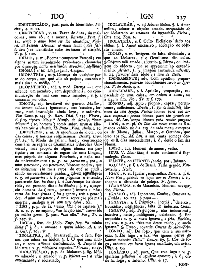 Página 937_Diccionario da lingua portugueza - recompilado dos vocabularios impressos ate agora, e nesta segunda edição novamente emendado e muito acrescentado, por ANTONIO DE MORAES SILVA
