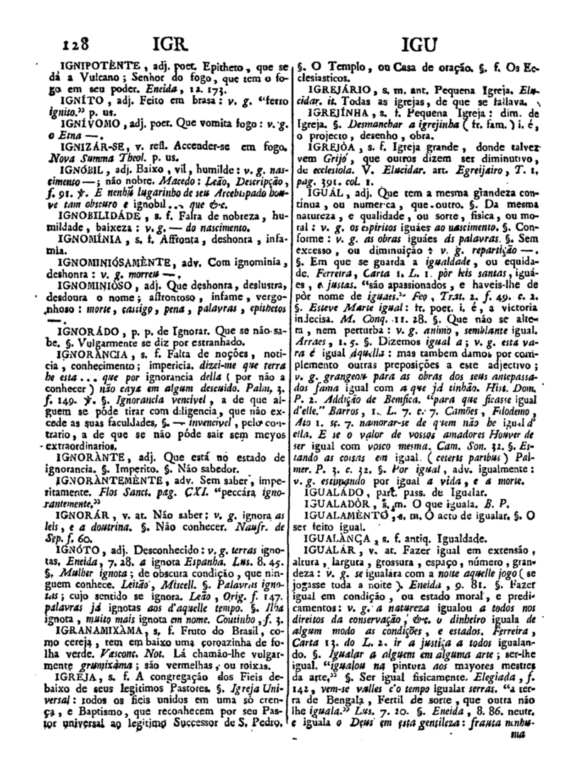Página 938_Diccionario da lingua portugueza - recompilado dos vocabularios impressos ate agora, e nesta segunda edição novamente emendado e muito acrescentado, por ANTONIO DE MORAES SILVA