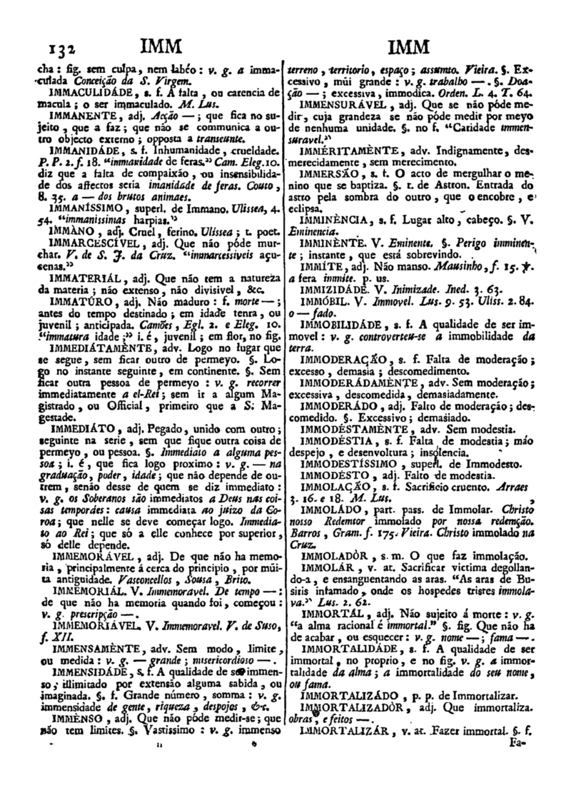Página 942_Diccionario da lingua portugueza - recompilado dos vocabularios impressos ate agora, e nesta segunda edição novamente emendado e muito acrescentado, por ANTONIO DE MORAES SILVA