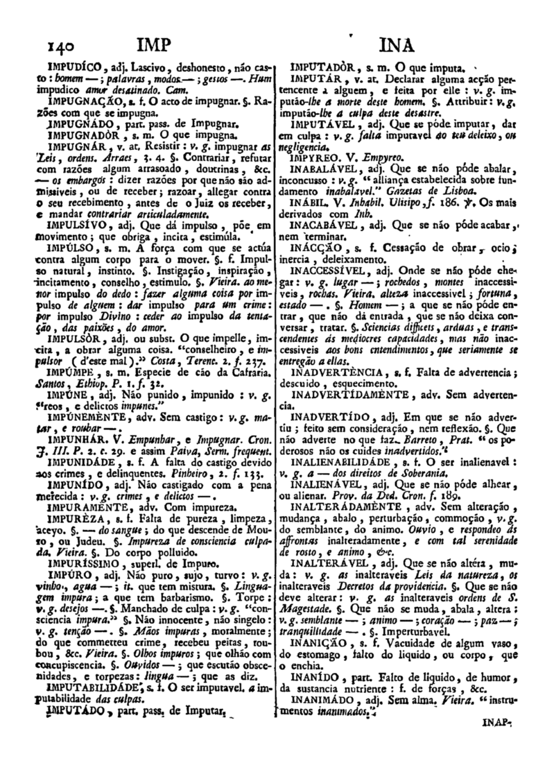 Página 950_Diccionario da lingua portugueza - recompilado dos vocabularios impressos ate agora, e nesta segunda edição novamente emendado e muito acrescentado, por ANTONIO DE MORAES SILVA