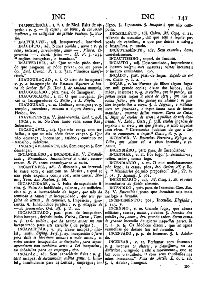 Página 951_Diccionario da lingua portugueza - recompilado dos vocabularios impressos ate agora, e nesta segunda edição novamente emendado e muito acrescentado, por ANTONIO DE MORAES SILVA