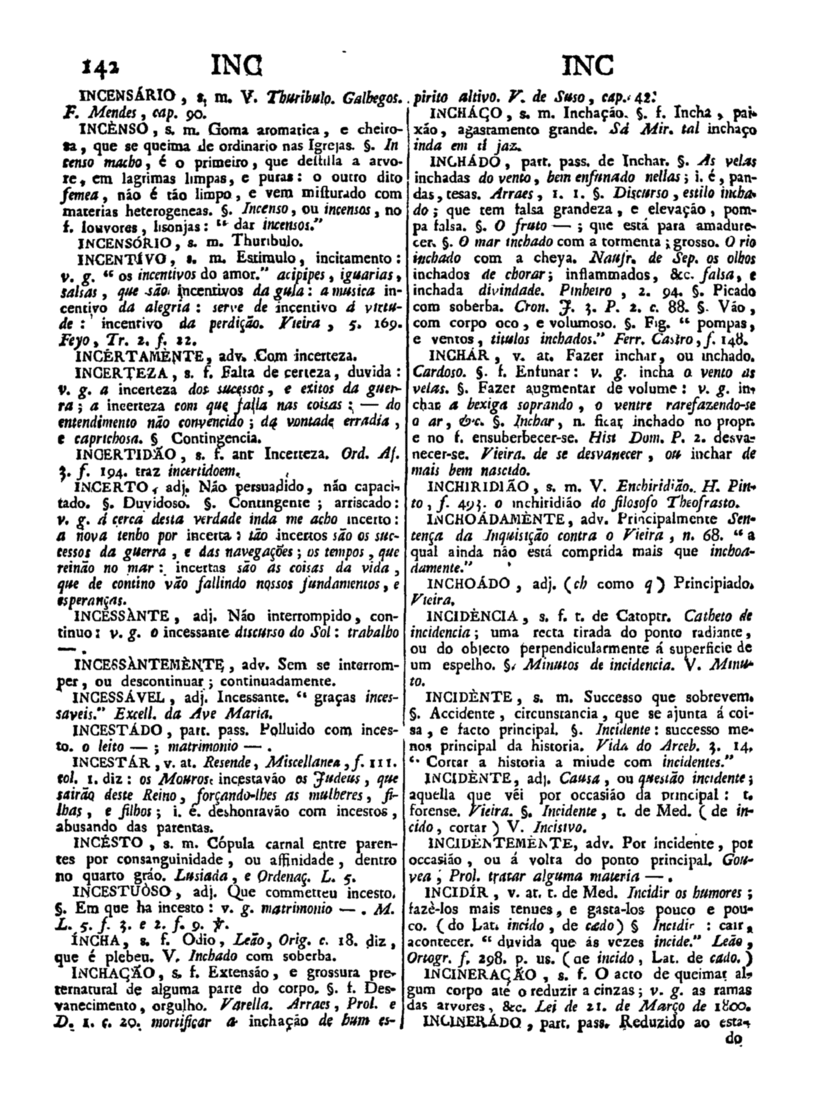 Página 952_Diccionario da lingua portugueza - recompilado dos vocabularios impressos ate agora, e nesta segunda edição novamente emendado e muito acrescentado, por ANTONIO DE MORAES SILVA