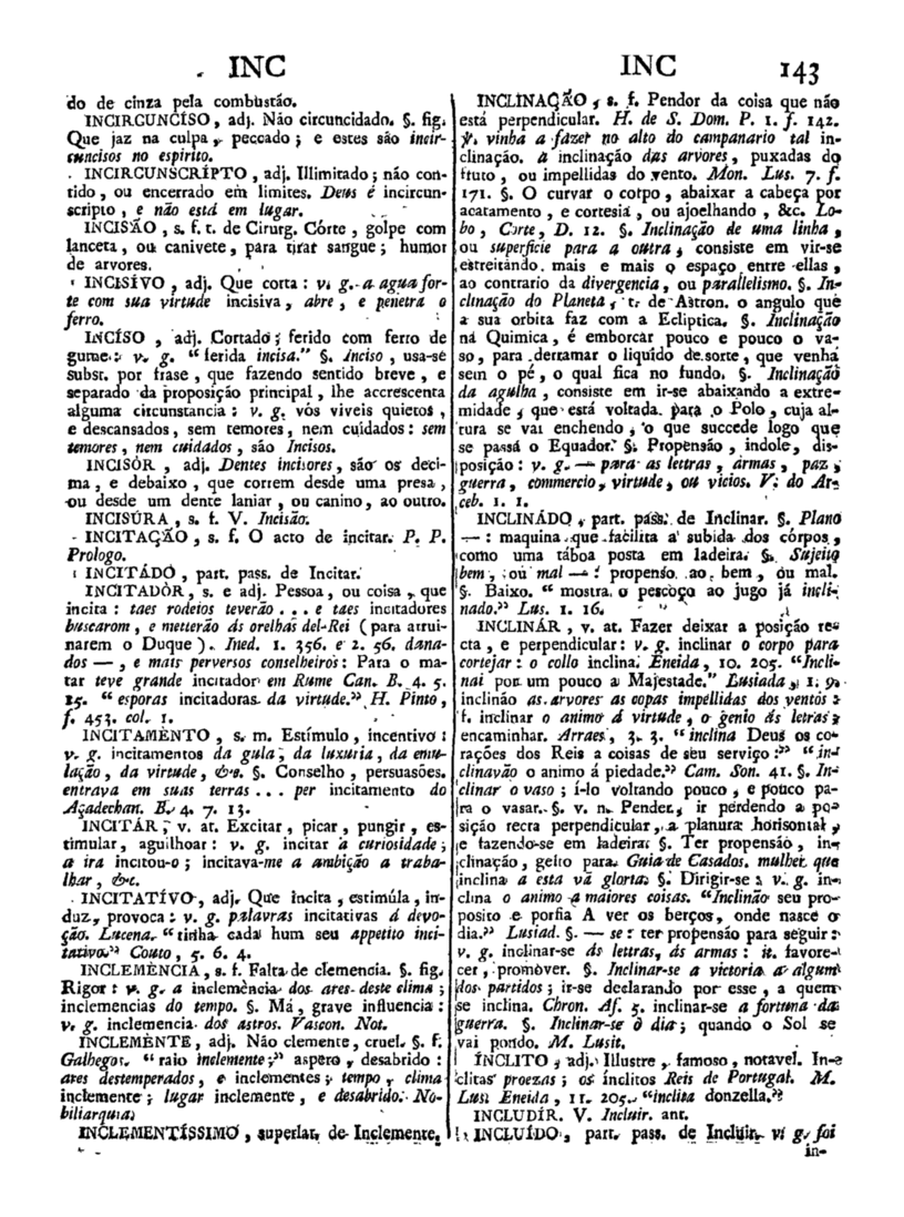 Página 953_Diccionario da lingua portugueza - recompilado dos vocabularios impressos ate agora, e nesta segunda edição novamente emendado e muito acrescentado, por ANTONIO DE MORAES SILVA