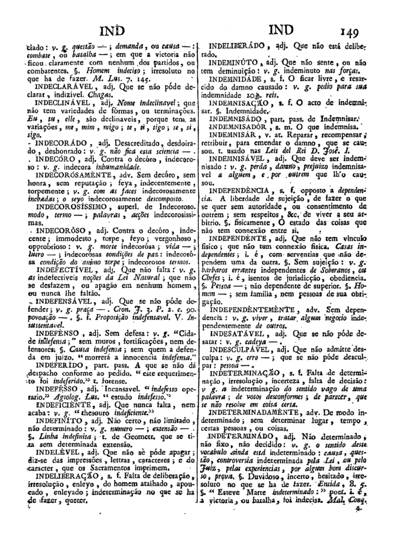 Página 959_Diccionario da lingua portugueza - recompilado dos vocabularios impressos ate agora, e nesta segunda edição novamente emendado e muito acrescentado, por ANTONIO DE MORAES SILVA