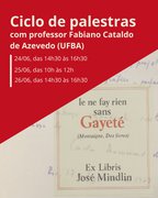 Ciclo de palestras Fabiano Cataldo