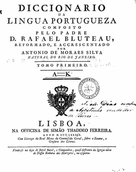 Diccionario da lingua portugueza composto