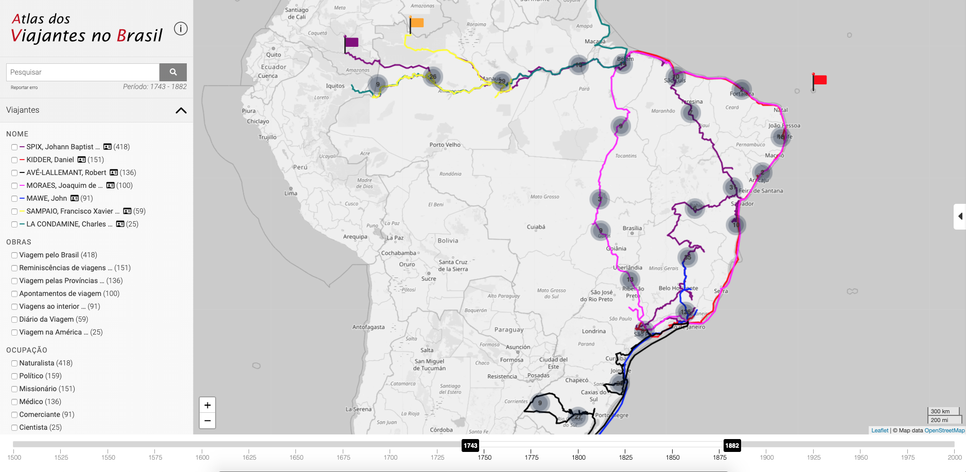 Atlas dos Viajantes no Brasil